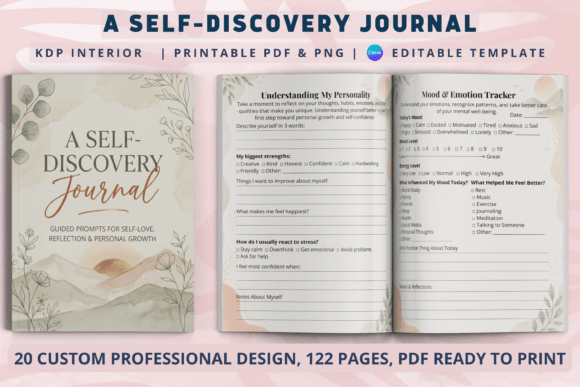 Download A Self Discovery Journal | KDP Interiors - Kdp interior Collection