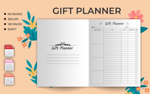 Download Gift List Tracker – KDP Interior - Kdp interior Collection
