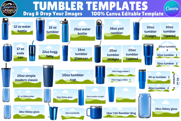 Download Tumbler Wrap Template Mega Bundle - Bundle Collection