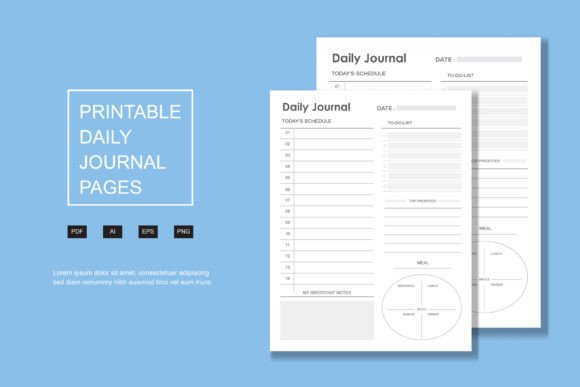 Download Daily Journal, Kdp Interior Pages - Kdp interior Collection