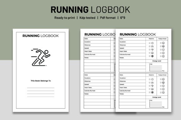 Download Running Log Book KDP Interior Vol.1 - Kdp interior Collection