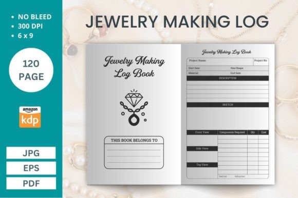 Download Jewelry Making Logbook Kdp Interior - Kdp interior Collection