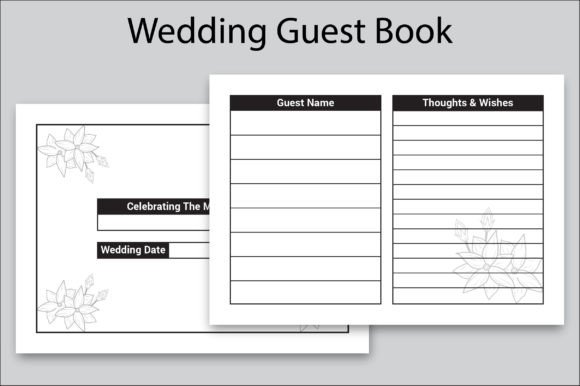Download Wedding Guest Book | KDP Interior - Kdp interior Collection