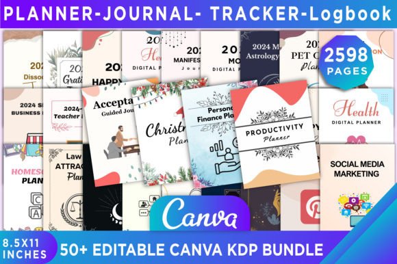 Download 50+ Editable Canva Kdp Bundle - Bundle Collection