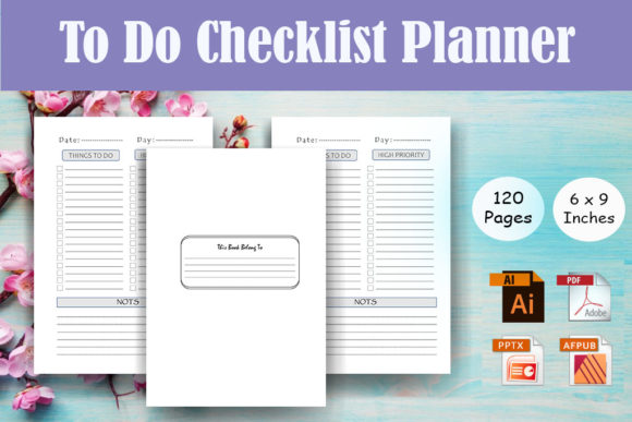 Download To Do Checklist Planner - KDP Interior - Kdp interior Collection