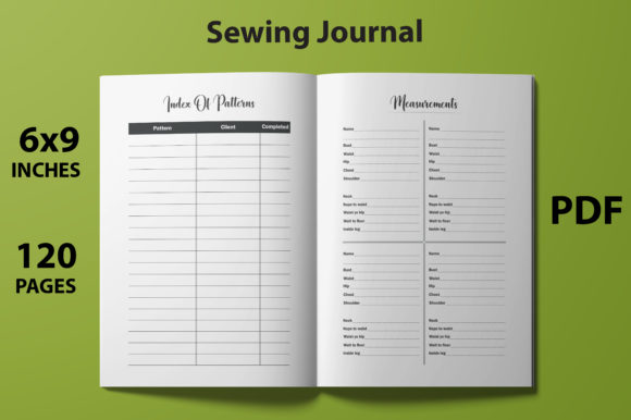 Download Sewing Journal - KDP Interior - Kdp interior Collection
