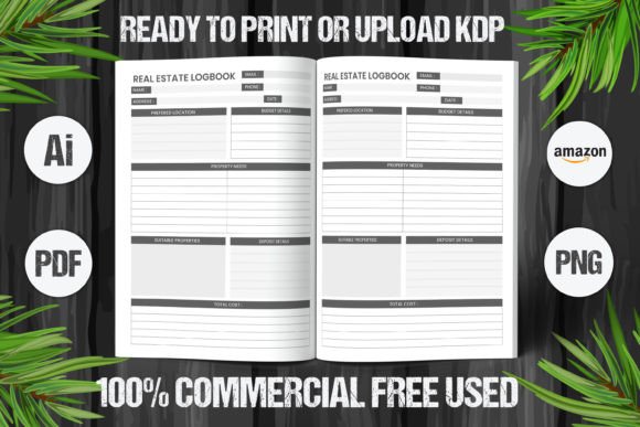 Download Real Estate Logbook 2023 KDP Interior 2 - Kdp interior Collection