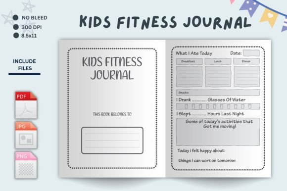 Download Kids Fitness Log - Kdp Interior - Kdp interior Collection