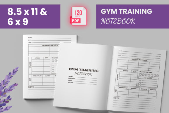 Download Gym Training Notebook (KDP Interior) - Kdp interior Collection