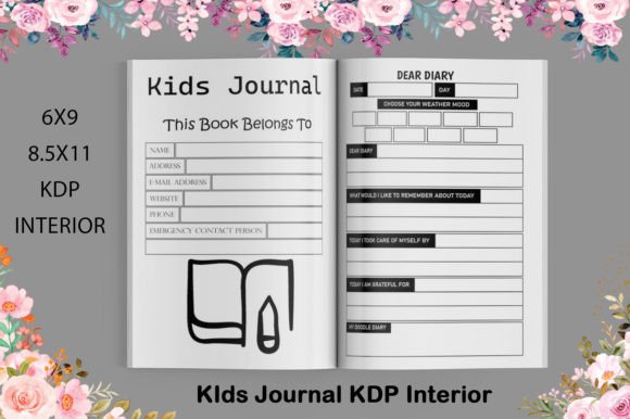 Download Kids Journal KDP Interior - Kdp interior Collection