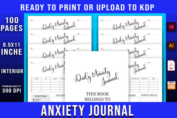 Download Daily Anxiety Journal Kdp Interior - Kdp interior Collection