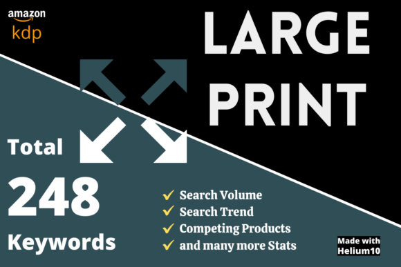 Download Large Print Keyword List for Amazon Kdp - Amazon kdp Collection