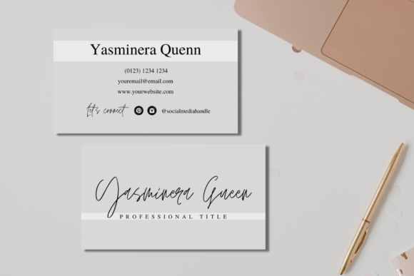 Download Grey Business Card Template - Business Collection