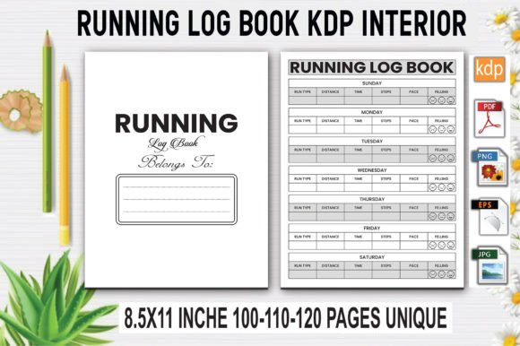 Download Running Log Book | KDP Interior - Kdp interior Collection