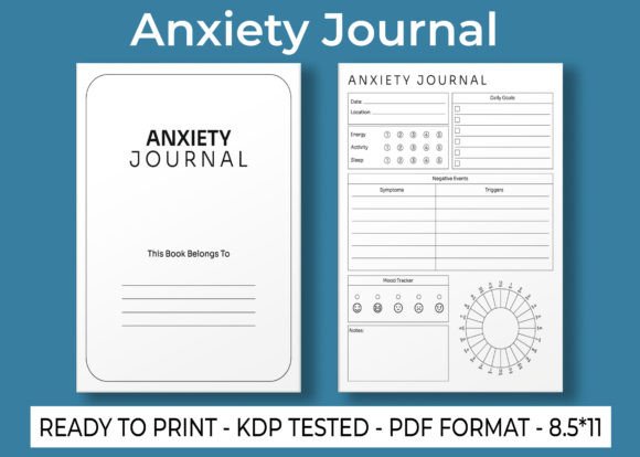 Download Anxiety Journal KDP Interior - Kdp interior Collection