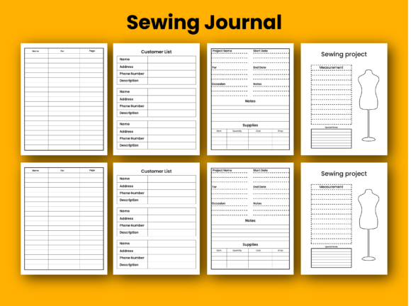 Download Sewing Journal KDP Interiors - Kdp interior Collection