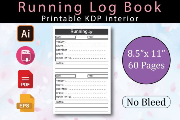 Download Running Log Book Template - Kdp Interior - Kdp interior Collection