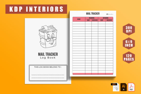Download KDP Interior Mail Tracker  Logbook - Kdp interior Collection